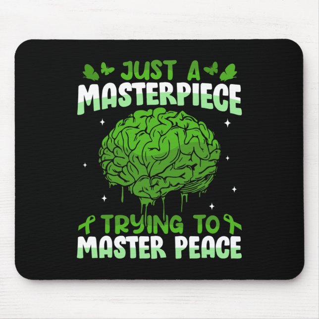 Stigma Mental Health Problems Awareness Mens  Mouse Pad (Front)