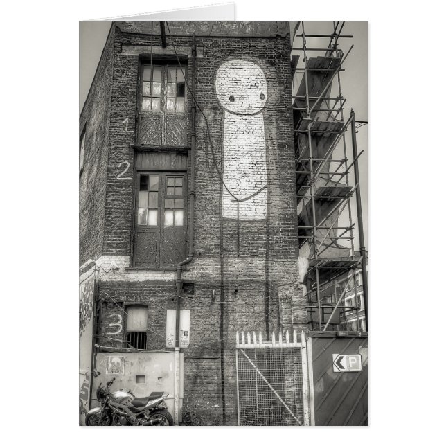 Stik Man Graffiti, Shoreditch London (Front)