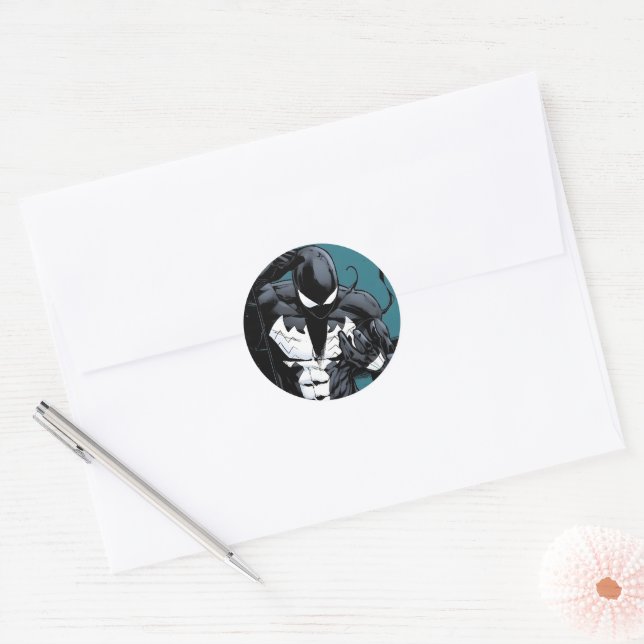 stiker classic round sticker (Envelope)