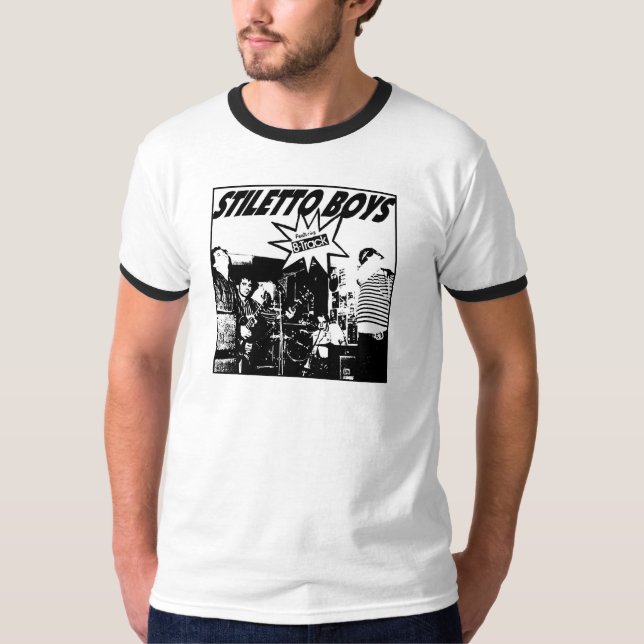 Stiletto Boys - 8-Track (front) - T-SHIRT (Front)