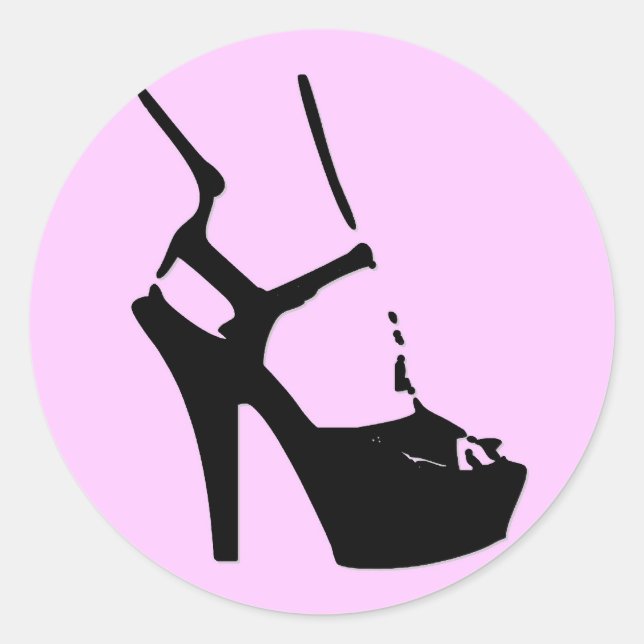 Stiletto Classic Round Sticker (Front)