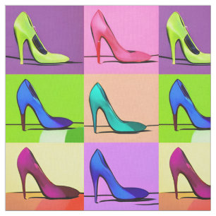 Stiletto Pumps, High Heels Poster Art Fabric