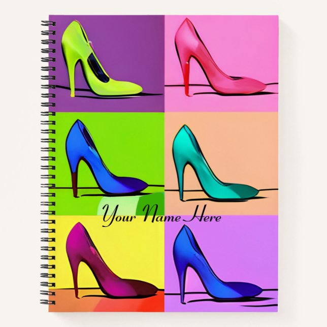 Stiletto Pumps, High Heels Poster Art Journal (Front)