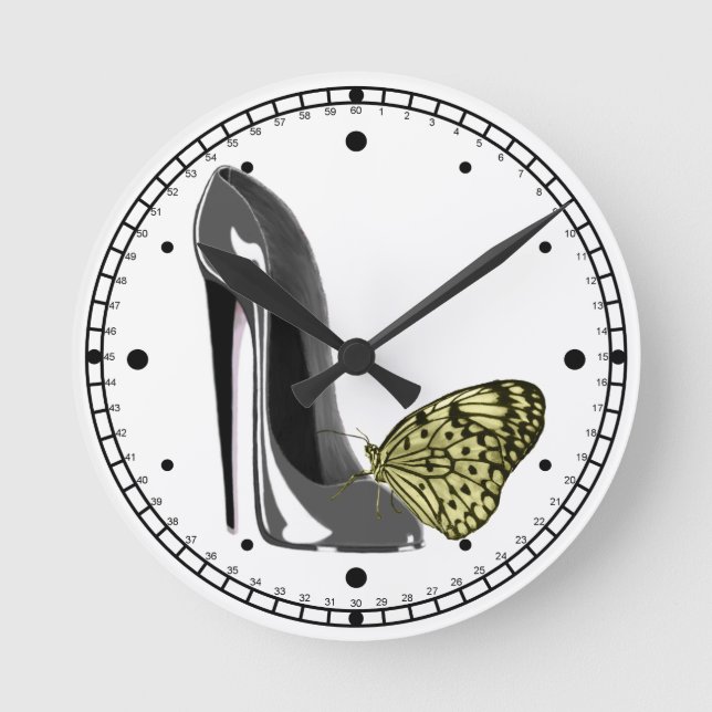 Stiletto Shoe Art Clocks (Front)