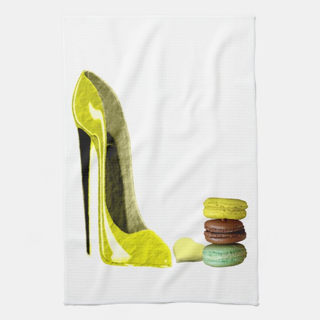 Stiletto shoe art kitchen towels (Vertical)