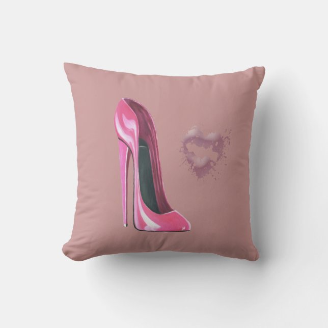 Stiletto Shoe Art Pillows (Front)