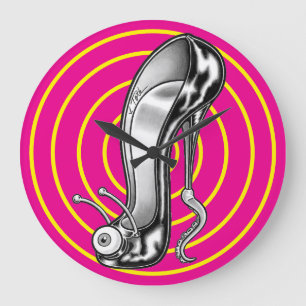 Stilettoid™ Large Clock