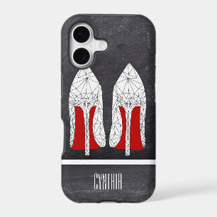 STILETTOS Mesh triangle style in chalkboard