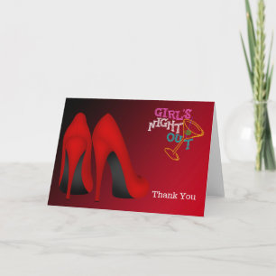 Stilettos Thank You Card