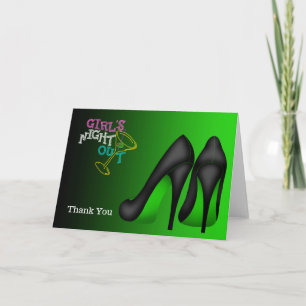 Stilettos Thank You Card