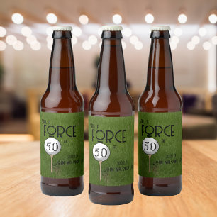 Still A Force at 50 Golf Green Custom  Beer Bottle Label