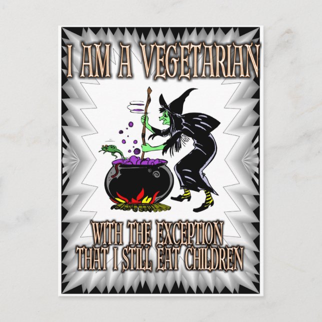 still eat children postcard (Front)