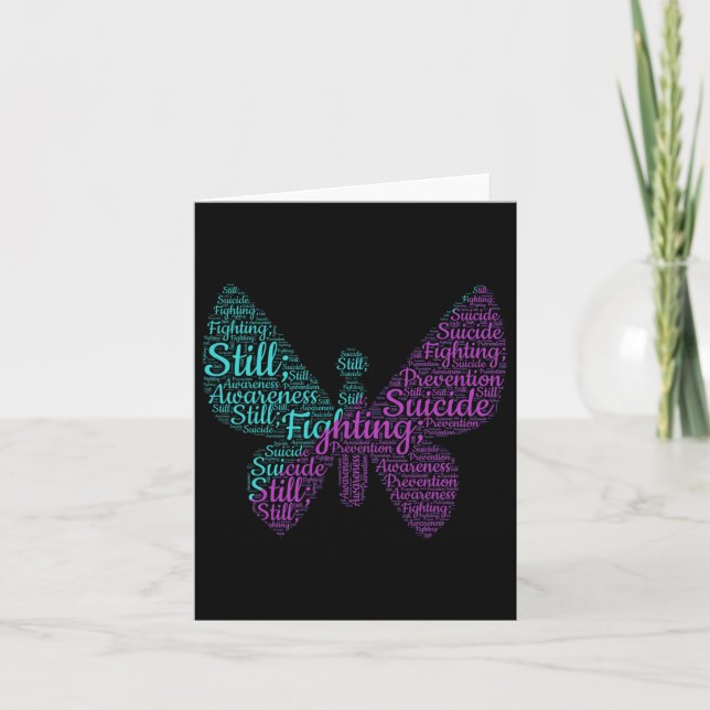 Still Fighting Suicide Prevention Awareness Butter Card (Front)