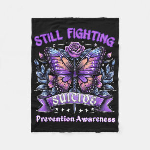 Still Fighting Suicide Prevention Awareness Butter Fleece Blanket