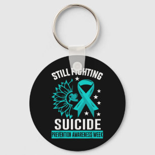 Still Fighting Suicide Prevention Awareness Purple Key Ring
