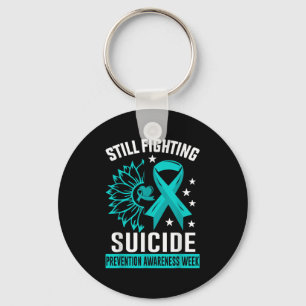 Still Fighting Suicide Prevention Awareness Purple Key Ring