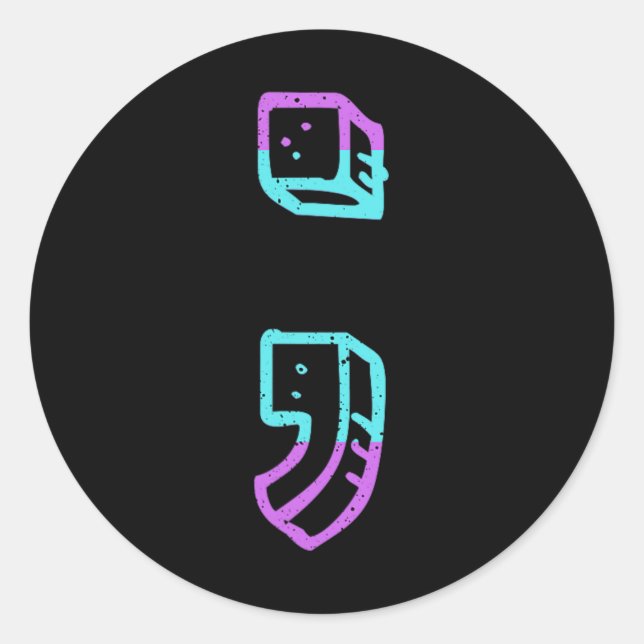 Still Fighting Suicide Prevention Awareness Semico Classic Round Sticker (Front)