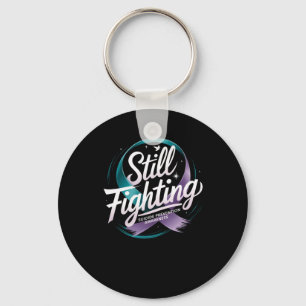Still Fighting - Suicide Prevention Awareness Stic Key Ring