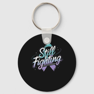 Still Fighting - Suicide Prevention Awareness Stic Key Ring