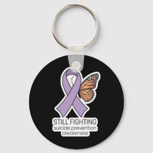 Still Fighting Suicide Prevention Awareness Sticke Key Ring