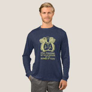 STILL FIGURING OUT WHICH VERSION OF ME SHOWED UP Tri-Blend SHIRT