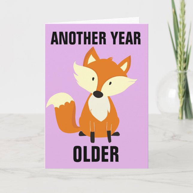 STILL FOXY! HAPPY BIRTHDAY CARDS FOR WIFE (Front)