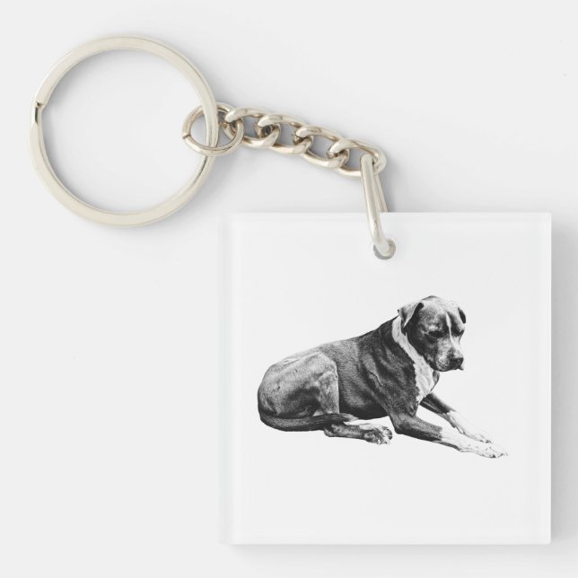 Still Friend, Subtle Texture Key Ring (Front)