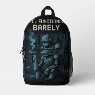 Still Functioning Barely Printed Backpack
