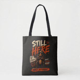 Still Here. Built Different. Cockroach Graphic Tote Bag