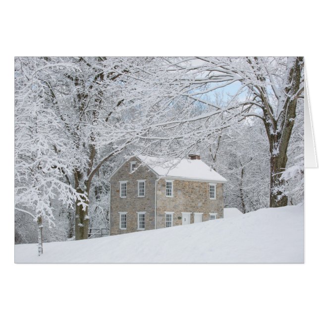 Still House behind snowy bank (Front Horizontal)