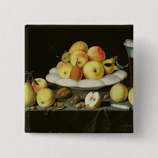 Still life 15 cm square badge (Front)