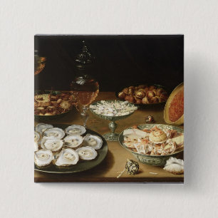 Still life 15 cm square badge