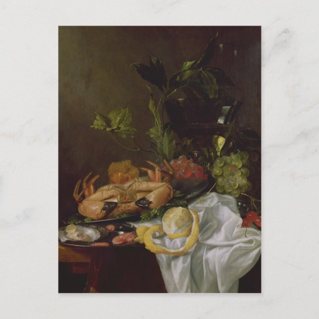 Still Life, 17th century Postcard (Front)