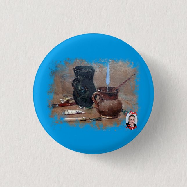 Still Life 3 Cm Round Badge (Front)