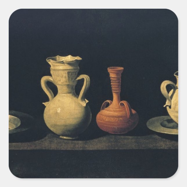 Still Life 4 Square Sticker (Front)