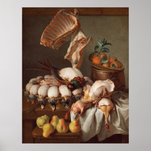 Still Life - Alexandre-François Desportes Fine Art Poster