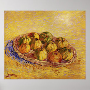 Still Life, Basket of Apples by Vincent van Gogh Poster