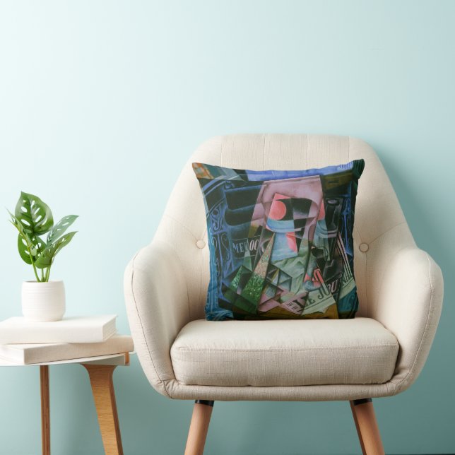 Still Life Before an Open Window by Juan Gris Cushion (Chair)