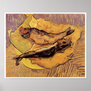 Still Life Bloaters and Garlic by Vincent van Gogh Poster