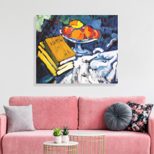 Still Life Books and Bowl   Maurice de Vlaminck   Canvas Print