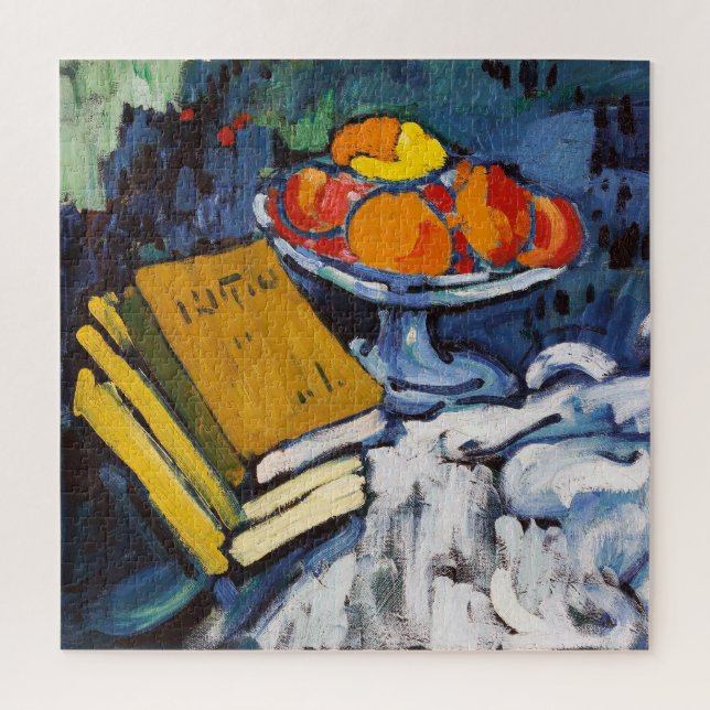 Still Life Books and Bowl | Maurice de Vlaminck | Jigsaw Puzzle (Vertical)