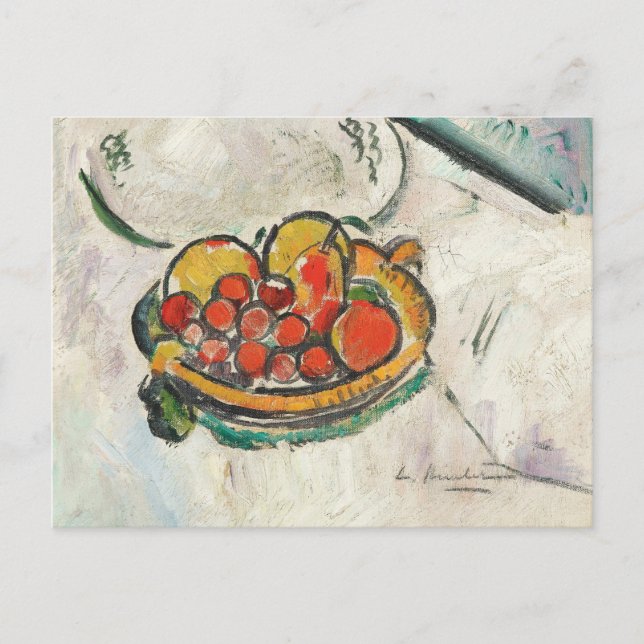 Still Life Bowl of Fruit | George Leslie Hunter Postcard (Front)