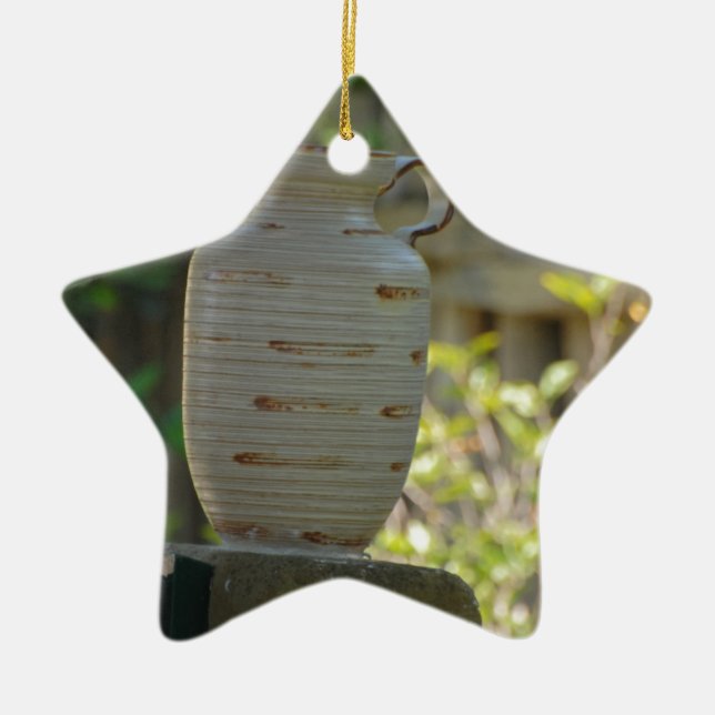 Still Life Ceramic Tree Decoration (Front)