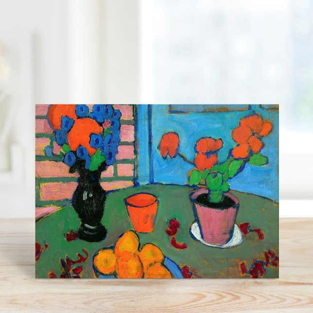 Still Life Flowers and Oranges | von Jawlensky Card (Creator Uploaded)