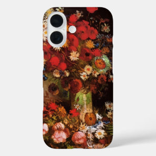 Still Life Flowers in a Vase by Vincent van Gogh iPhone 16 Case