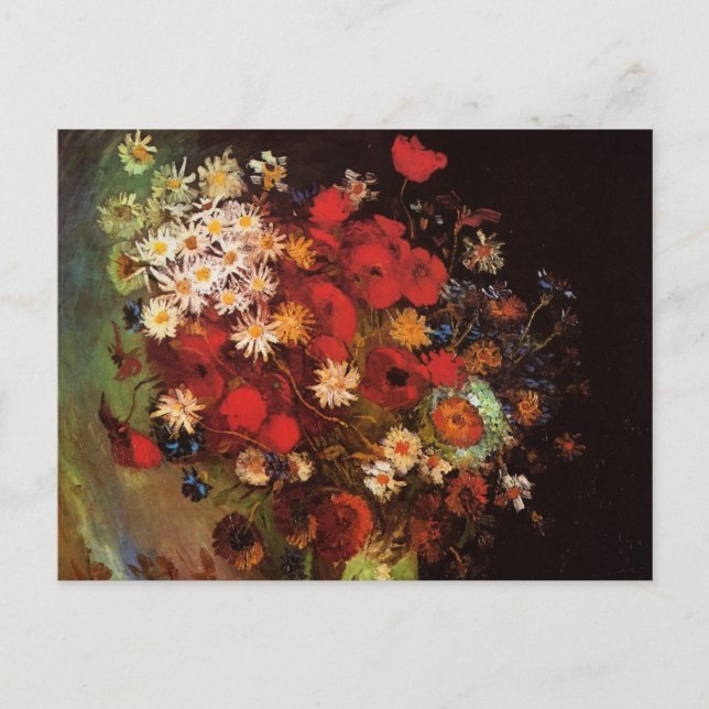 Still Life Flowers in a Vase by Vincent van Gogh Postcard (Front)