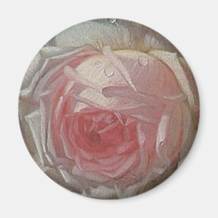 Still Life Flowers on a Ledge by Otto Ottesen Magnet