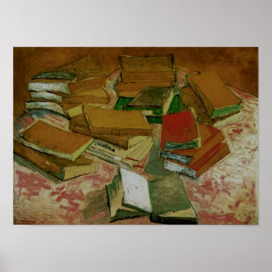 Still Life French Novels Van Gogh Fine Art Poster