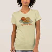 Still life fruit sliced orange with fun slogan