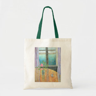 Still Life in Window with Camellia 2012 Tote Bag